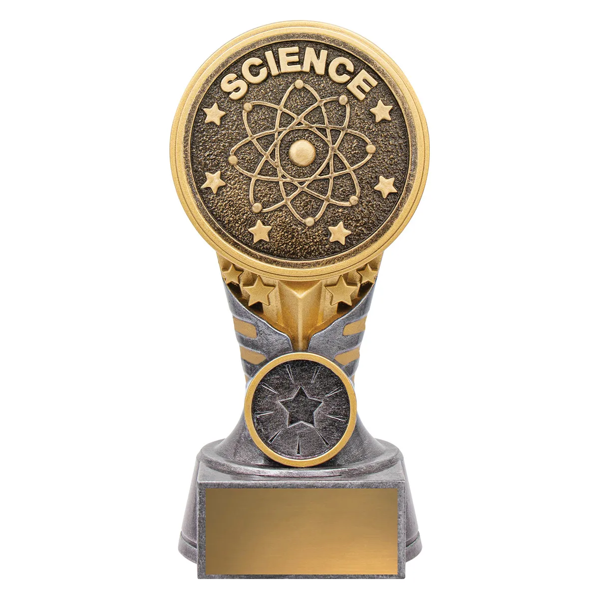 Silver & gold ikon - science with resin construction