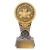 Silver & gold ikon - spelling bee with resin construction