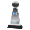 Integrity glass award with glass construction