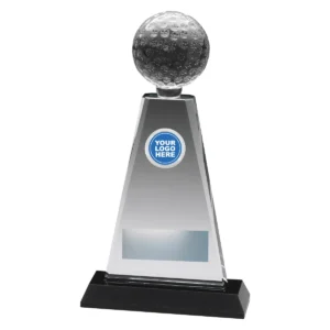 Integrity glass award with glass construction