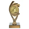Gold juno footy female with plastic / timber construction