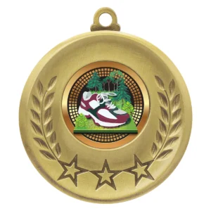 Gold laurel medal - cross country with metal construction