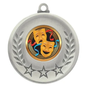 Silver laurel medal - drama with metal construction