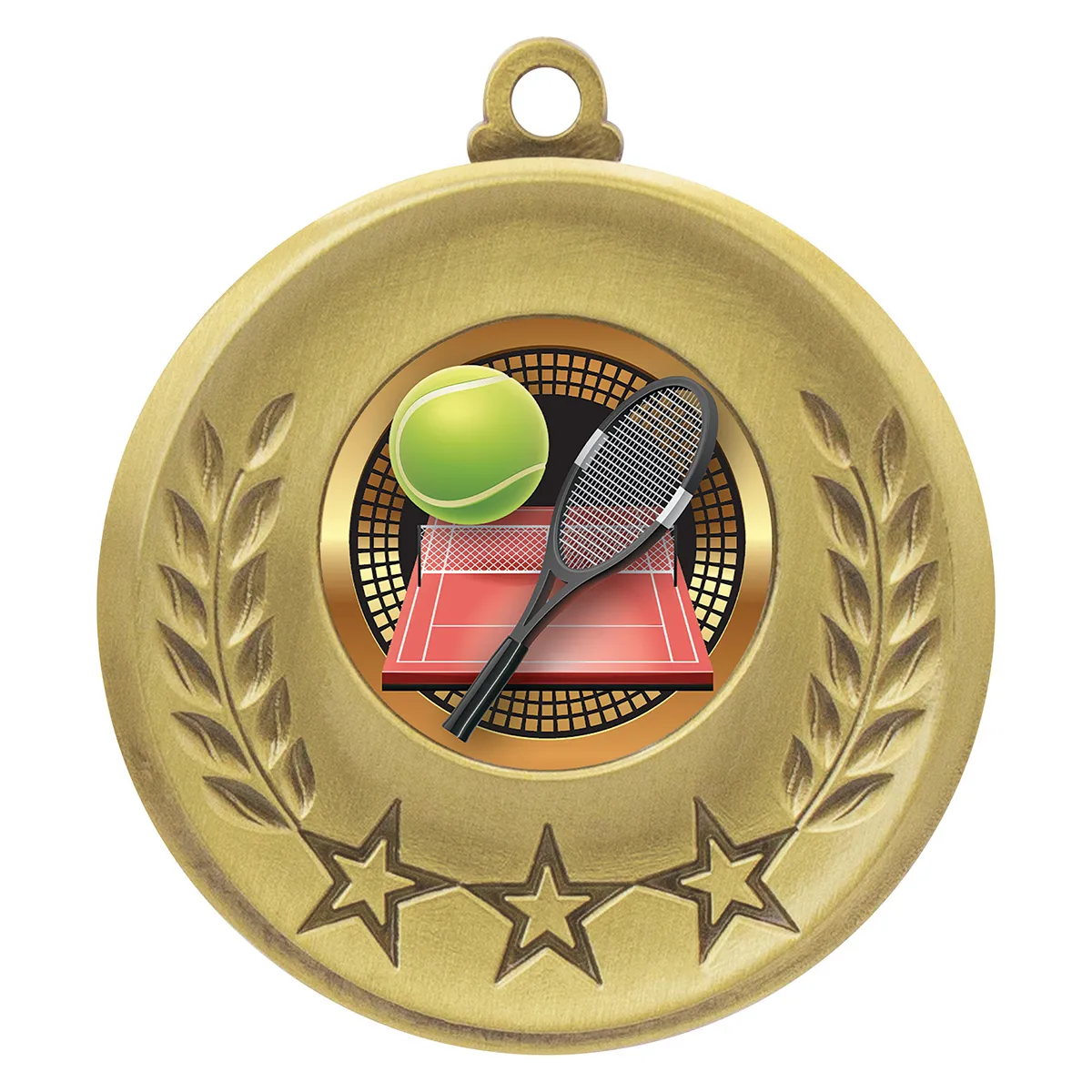 Gold laurel medal - tennis with metal construction