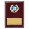Rosewood laurel plaque - gold with timber construction