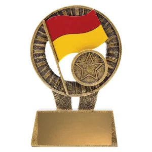 Gold lifesaving klaxon with resin construction
