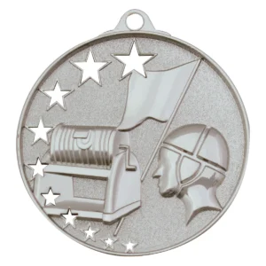 Silver lifesaving stars with metal construction