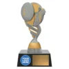 Silver logo series - aussie rules with plastic construction