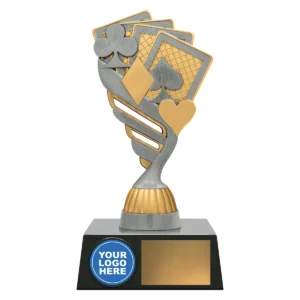 Silver logo series - cards with plastic construction