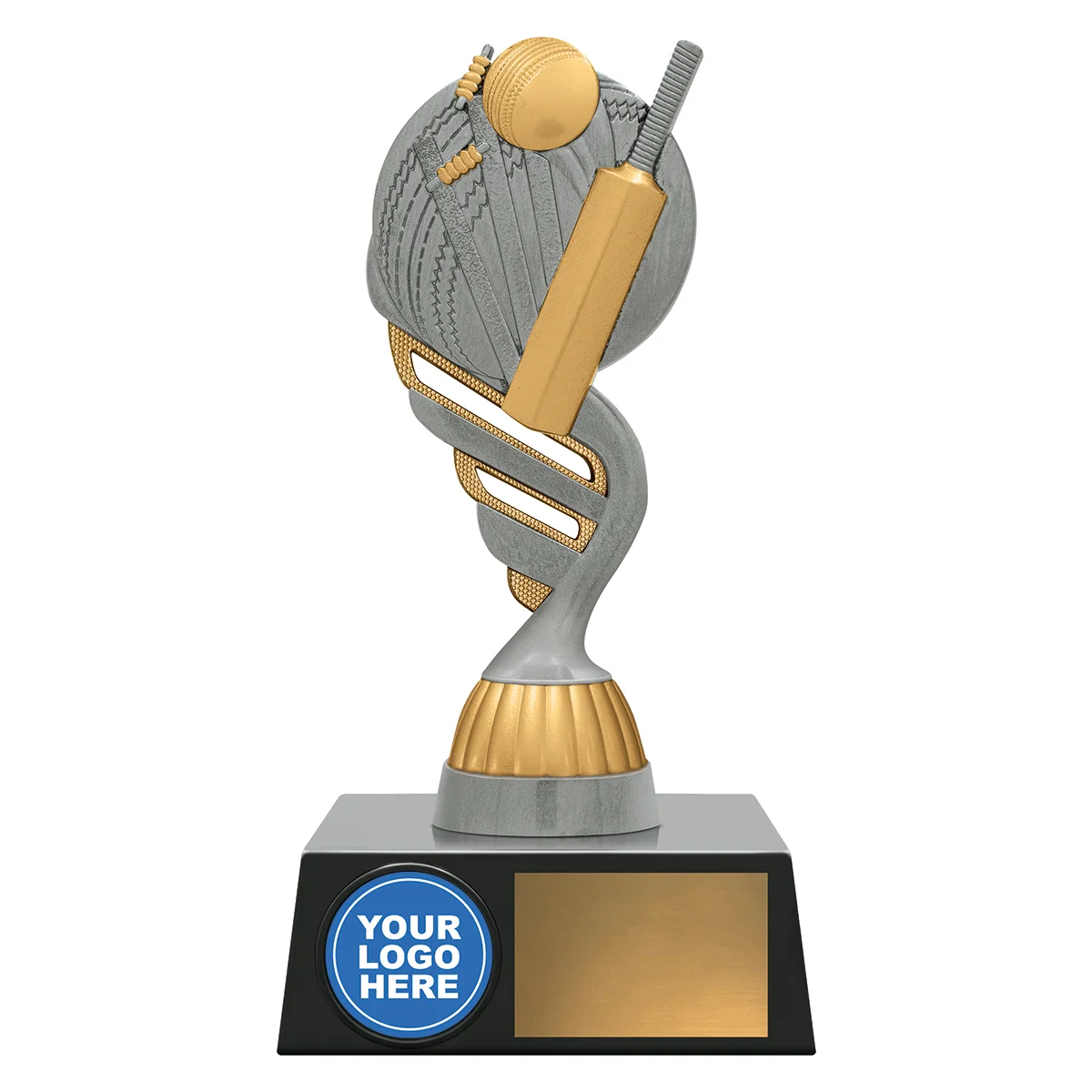 Silver logo series - cricket with plastic construction
