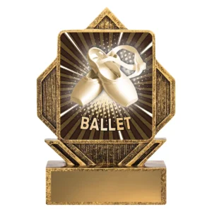 Gold lynx arrow - ballet with resin construction