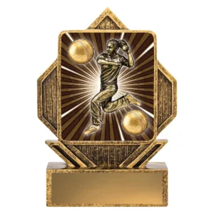 Gold lynx arrow - female bowling with resin construction
