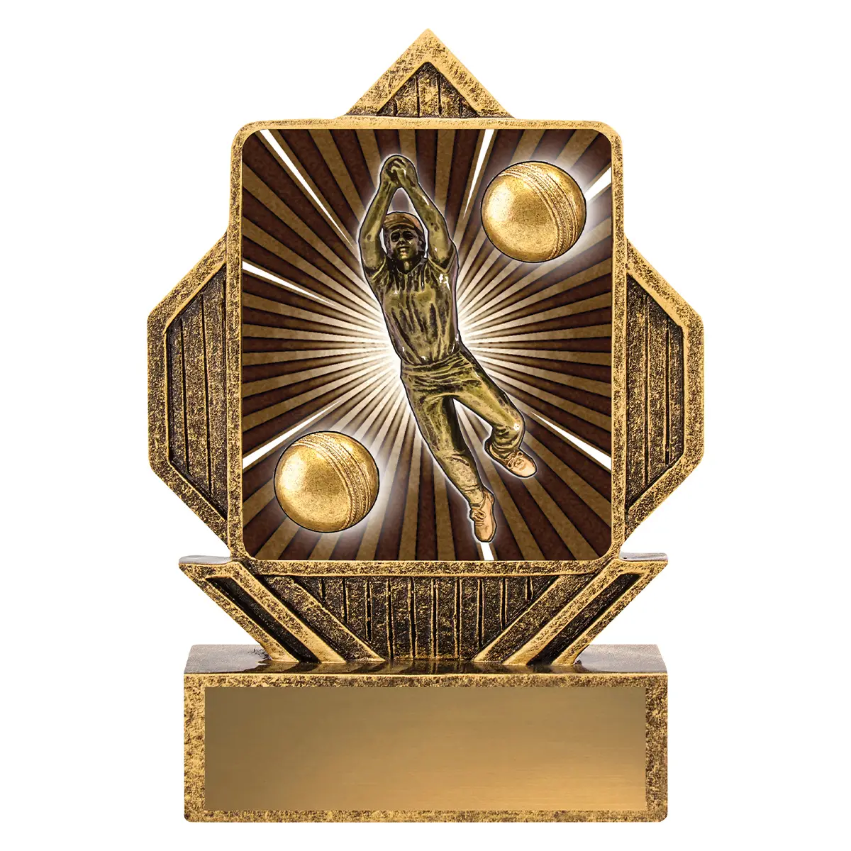 Gold lynx arrow - female fielding with resin construction