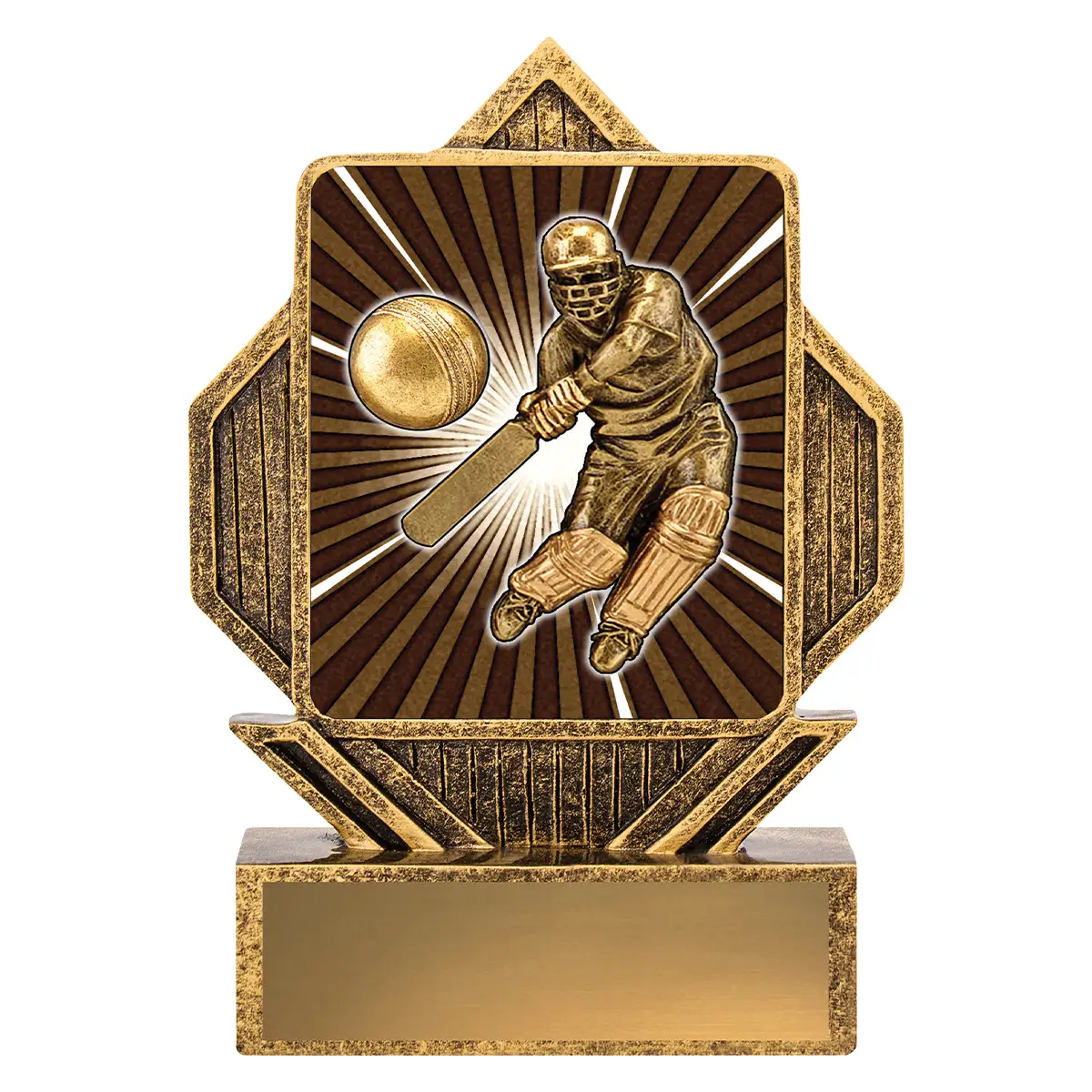 Gold lynx arrow - male batting with resin construction