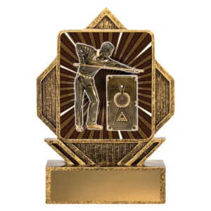 Gold lynx arrow - snooker / pool with resin construction