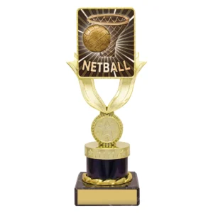 Black lynx bold - netball with plastic / marble construction
