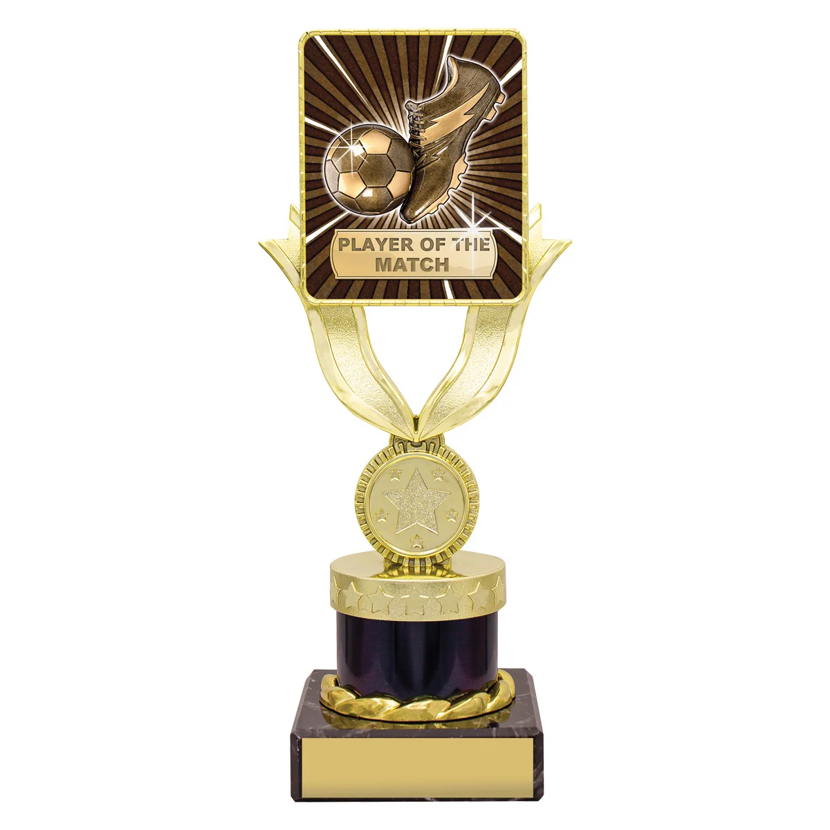 Black lynx bold - player of the match with plastic / marble construction