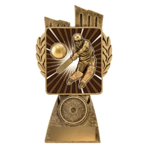 Gold lynx - cricket batsman with resin construction