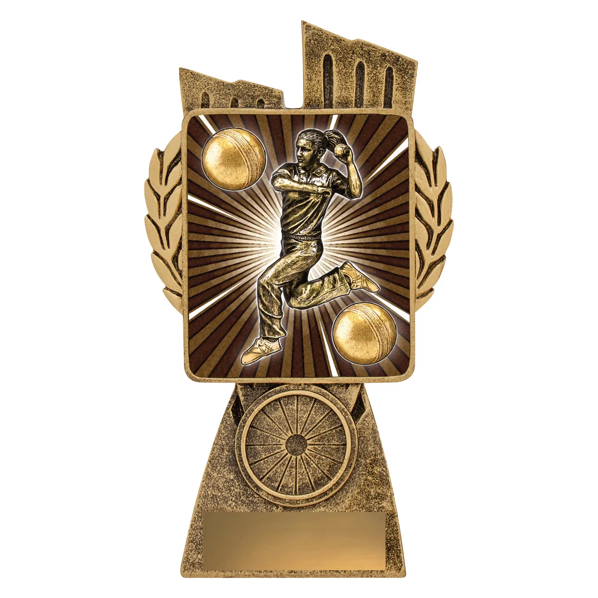 Gold lynx - cricket female bowler with resin construction