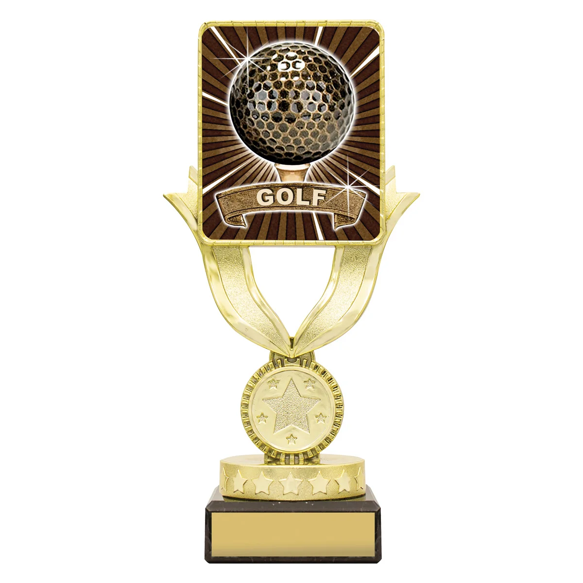 Black lynx sentry - golf with plastic / marble construction