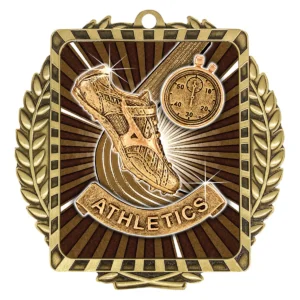 Gold lynx wreath - athletics with metal construction