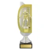 Gold / silver magic trophy with plastic / marble construction