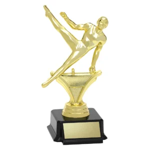 Gold male pommel with plastic construction