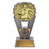 Silver / gold male rugby polaris with resin / metal construction