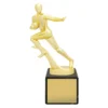 Gold marble column - american football with plastic / marble construction