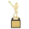 Gold marble column - female lacrosse with plastic / marble construction