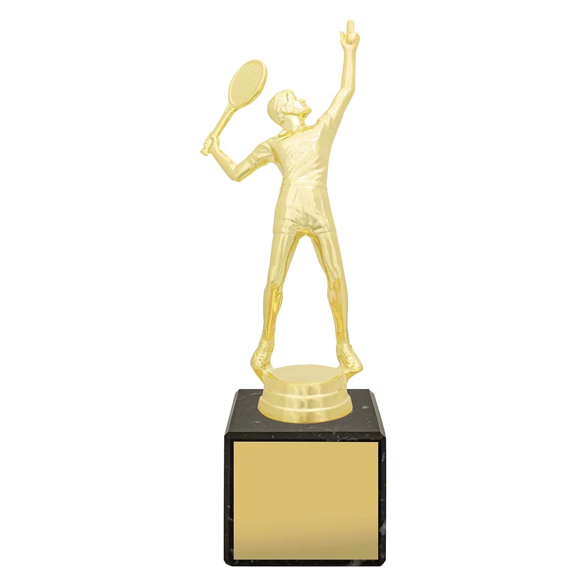 Gold marble column - male tennis with plastic / marble construction