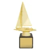 Gold marble column - sailing with plastic / marble construction