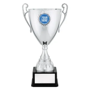Silver marquee cup with plastic / metal construction