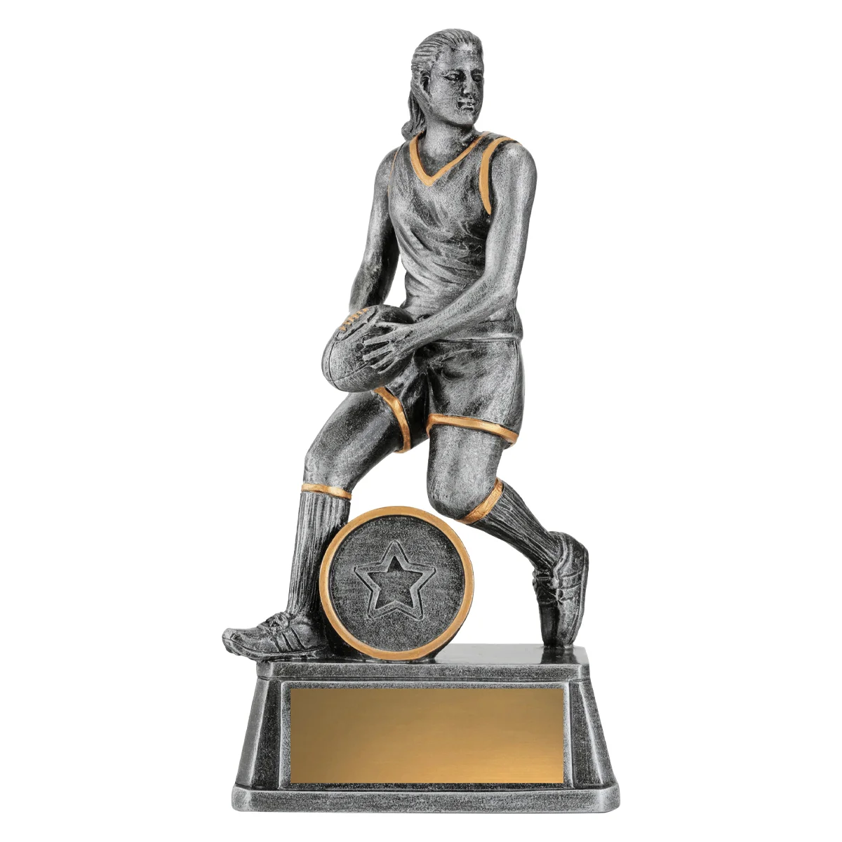 Silver maverick - female with resin construction