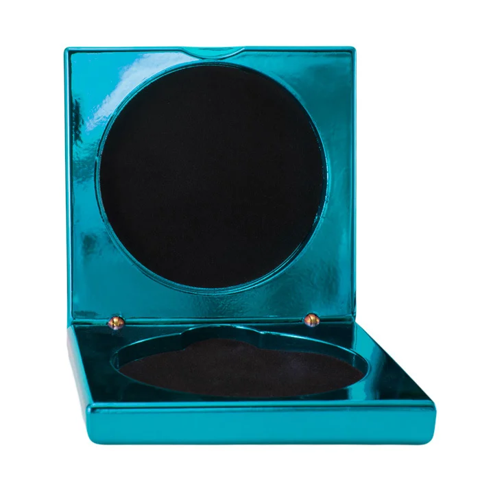Electric blue medal case with res / ilient construction