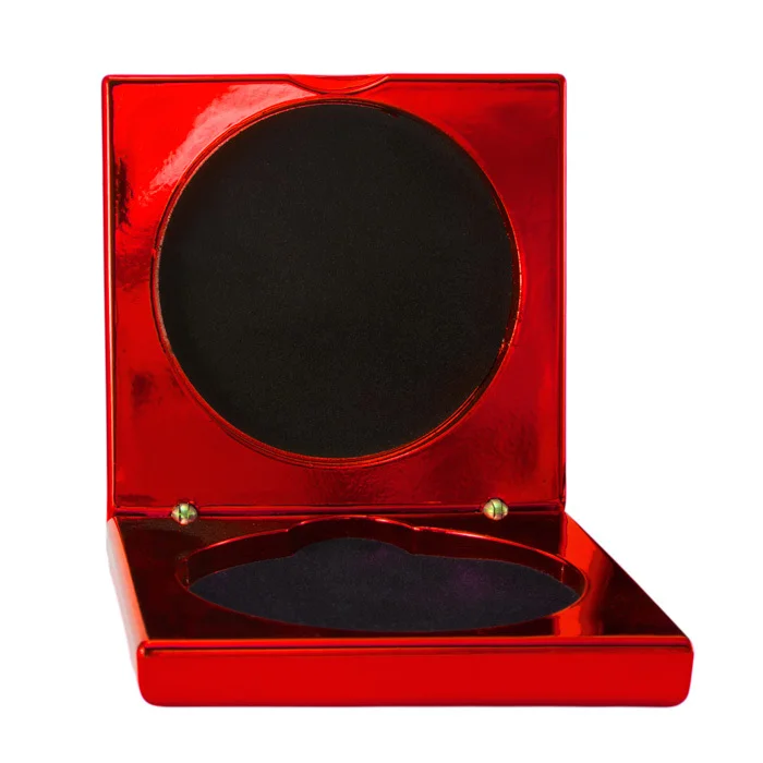 Electric red medal case with res / ilient construction