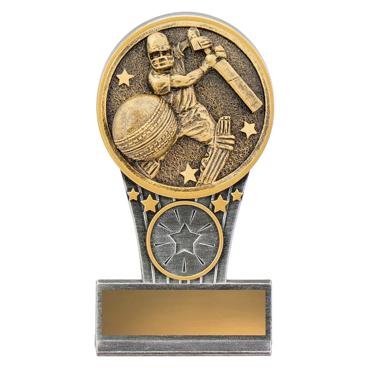 Silver / gold mini ikon - batting with resin construction