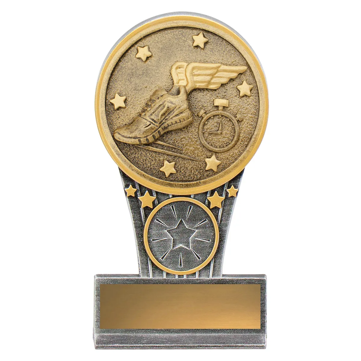 Silver & gold mini ikon - track with resin construction