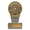 Silver & gold mini science ikon with resin construction