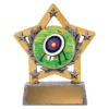Silver mini star colour - archery with resin construction