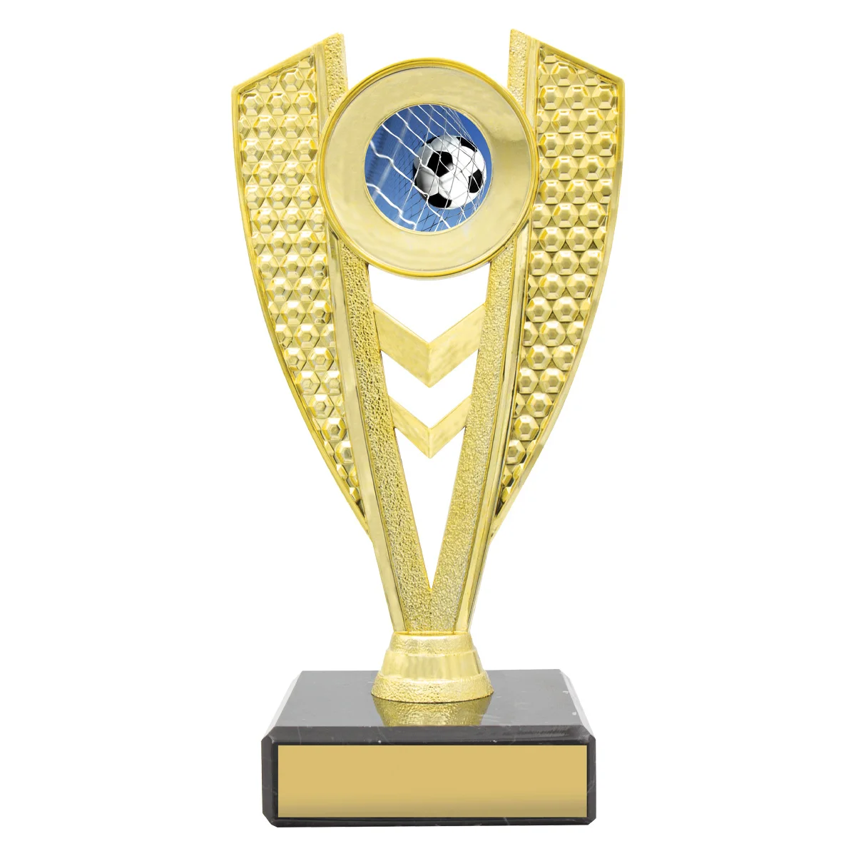 Gold modus holder with plastic / marble construction