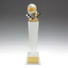 Motorsport crystal with crystal construction