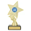 Gold multi star holder with plastic / marble construction