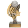 Silver netball coda with resin construction