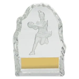 Netball crystal iceberg with crystal construction