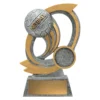 Silver netball gravity with resin construction