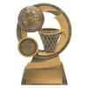 Gold netball mirage with resin construction