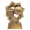 Gold netball tracer with resin construction