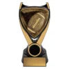 Black & gold nova - american football with resin construction