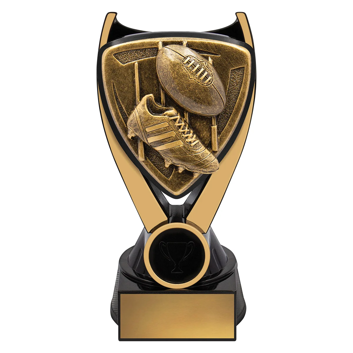 Black / gold nova - aussie rules with resin construction